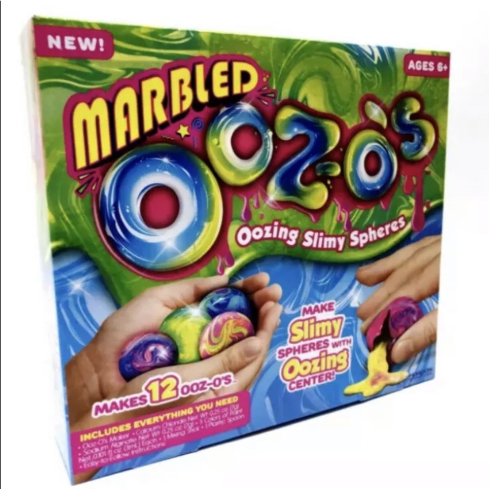 Marbled OoZ-O's Oozing Slimy Sphere's DIY
